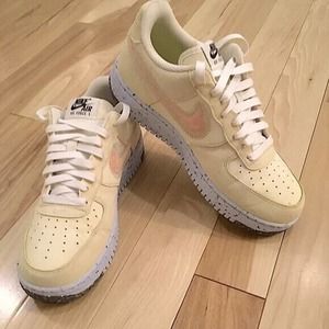 Women Nike Air Force 1 Low Cream Sail Ice Blue DC0927-100 sz 9